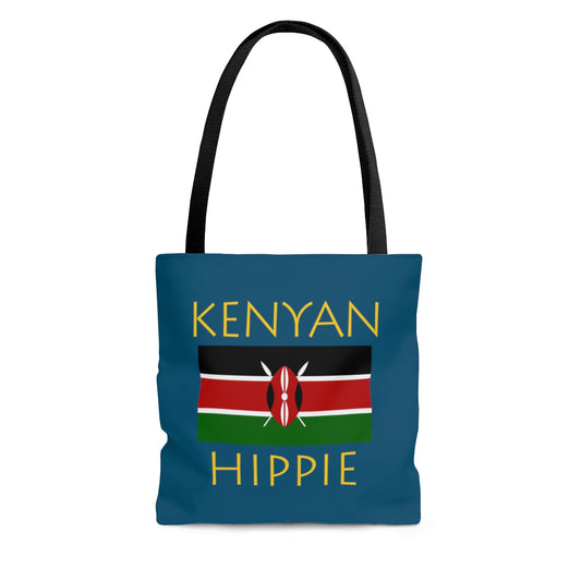 Kenyan Flag Hippie™ Carry Everything Tote Bag.