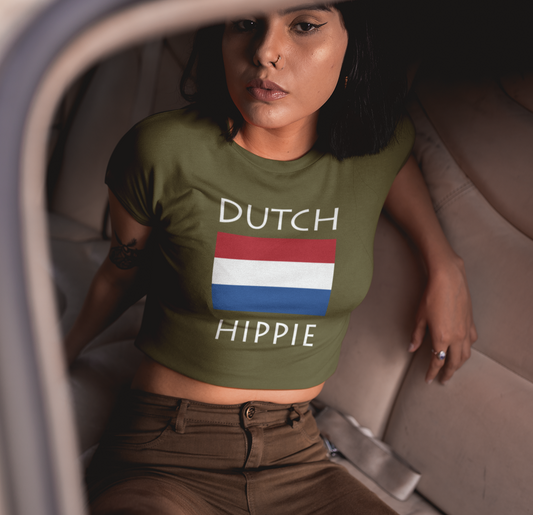 Dutch Flag Hippie™ Women’s Crop Tee
