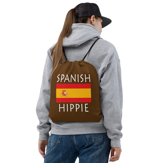 Spanish Flag Hippie™ Look Sharp Drawstring bag