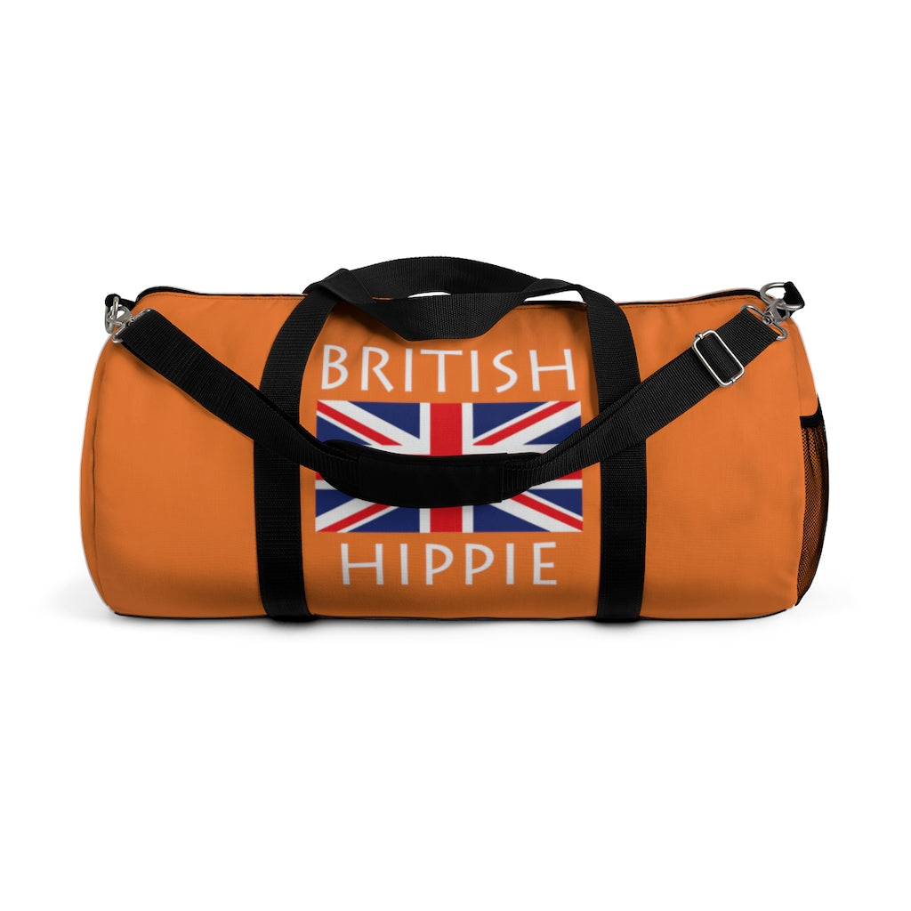Stately Wear's British Flag Hippie duffel bag is colorful, iconic and Boho stylish. We are a Katie Couric Shop partner. This duffel bag is the perfect accessory as a beach bag, ski bag, travel bag, shopping bag & gym bag, Pilates bag or yoga bag. Custom made one-at-a-time with environmentally friendly biodegradable inks & dyes. 2 sizes to choose. Stately Wear's bags are very durable, soft and colorful duffel bags. Stately Wear's flag hippie bags also have durable straps.