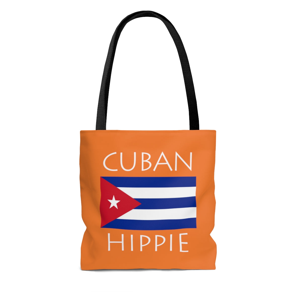 Cuban Flag Hippie™ Carry Everything Tote Bag.