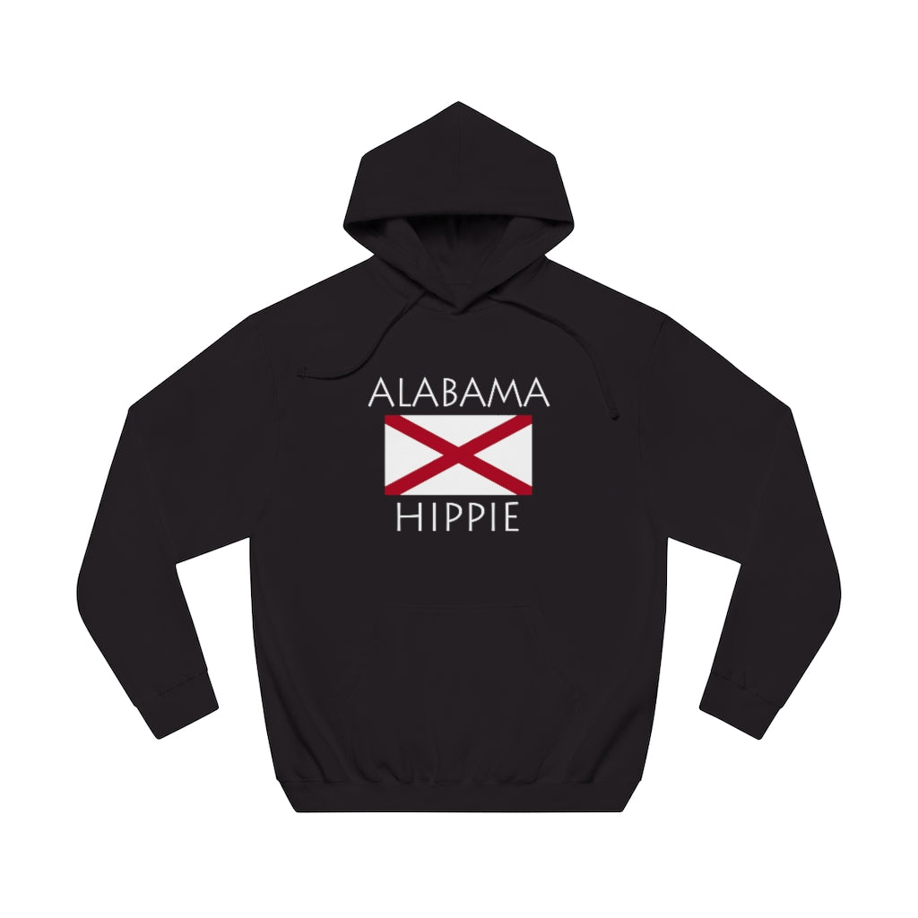 Alabama Flag Hippie™ Unisex Fleece Pullover Hoodie