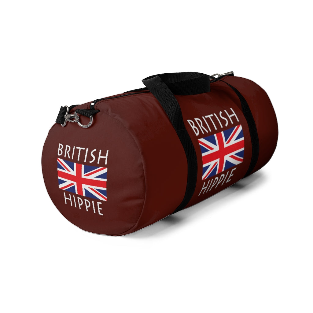 Stately Wear's British Flag Hippie duffel bag is colorful, iconic and Boho stylish. We are a Katie Couric Shop partner. This duffel bag is the perfect accessory as a beach bag, ski bag, travel bag, shopping bag & gym bag, Pilates bag or yoga bag. Custom made one-at-a-time with environmentally friendly biodegradable inks & dyes. 2 sizes to choose. Stately Wear's bags are very durable, soft and colorful duffel bags. Stately Wear's flag hippie bags also have durable straps.