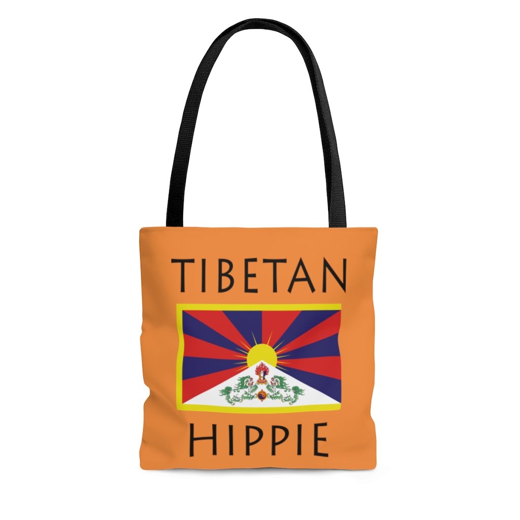   The Stately Wear Tibetan Flag Hippie tote bag has bold colors from the iconic Tibetan flag. Made with biodegradable inks & dyes and made one-at-a-time it is environmentally friendly. 3 different sizes to choose from so it is a great gym bag, beach bag, yoga bag, Pilates bag and travel bag.