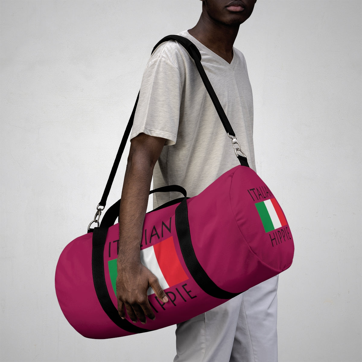 Italian Flag Hippie™ Carry Everything Duffel Bag