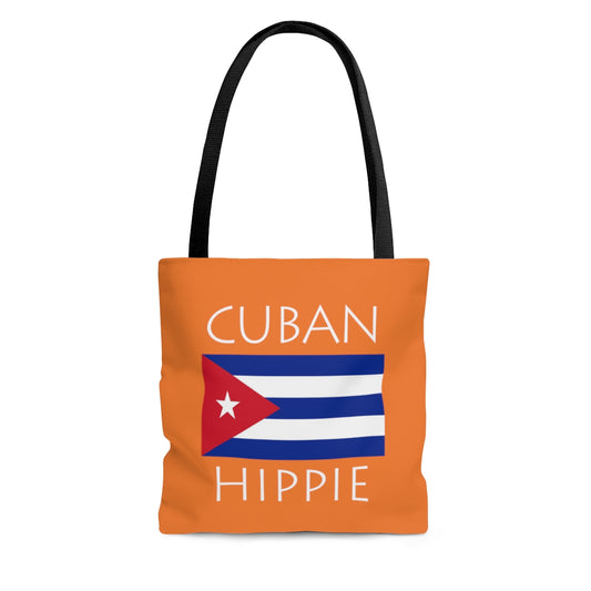 Cuban Flag Hippie™ Carry Everything Tote Bag.