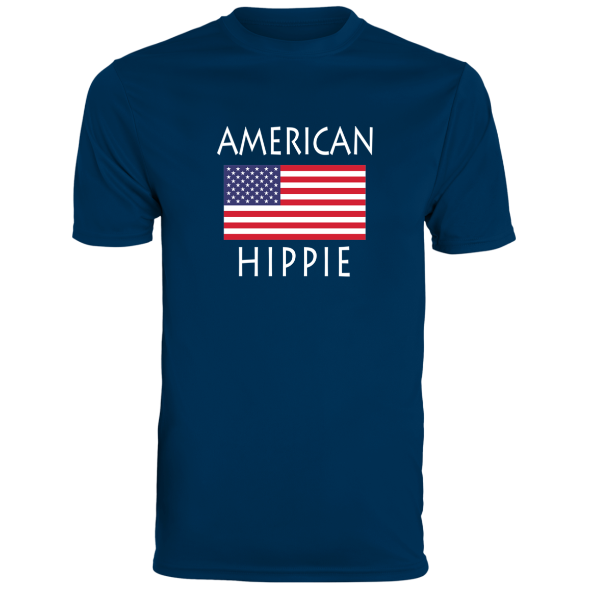 American Flag Hippie™ Men's Moisture-Wicking Tee