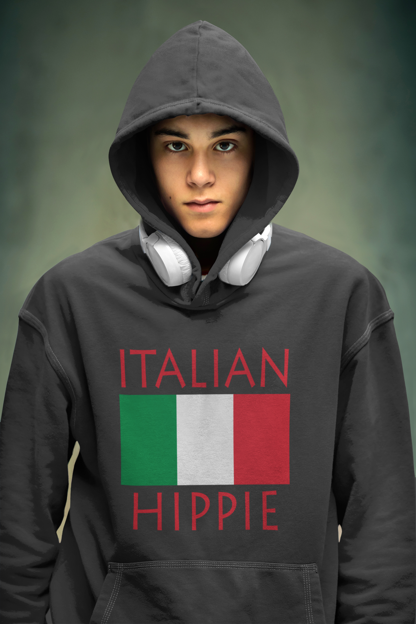Italian Flag Hippie™ Unisex Hoodie