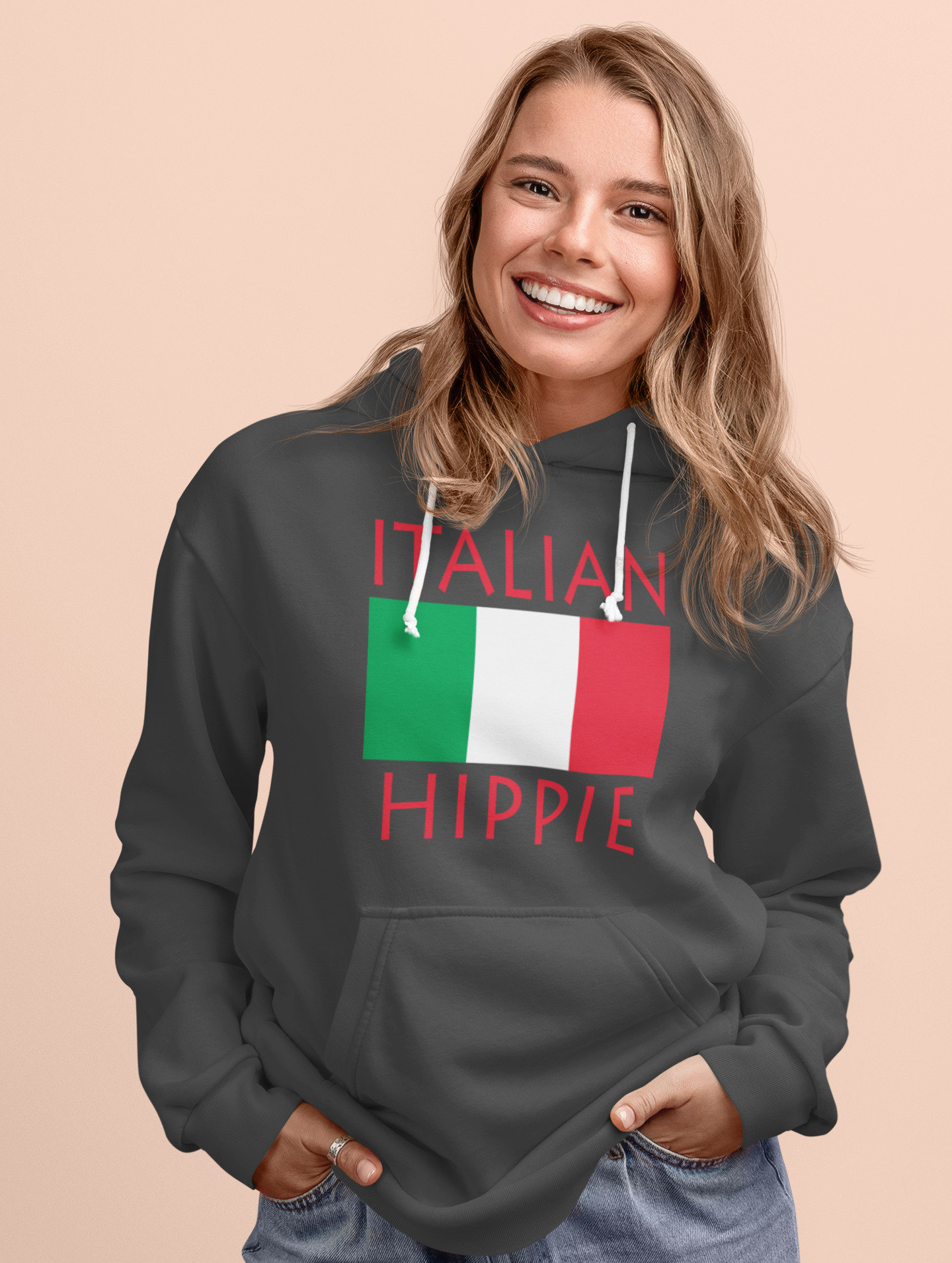 Italian Flag Hippie™ Unisex Hoodie