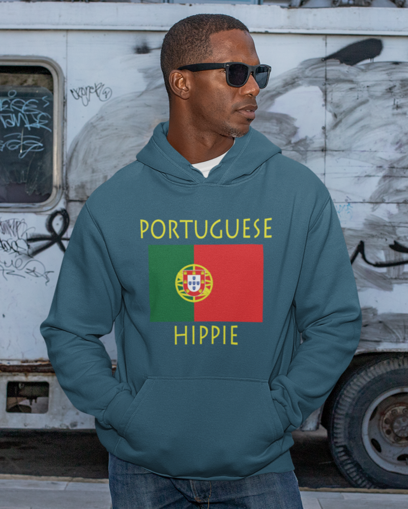 Portuguese Flag Hippie™ Unisex Hoodie