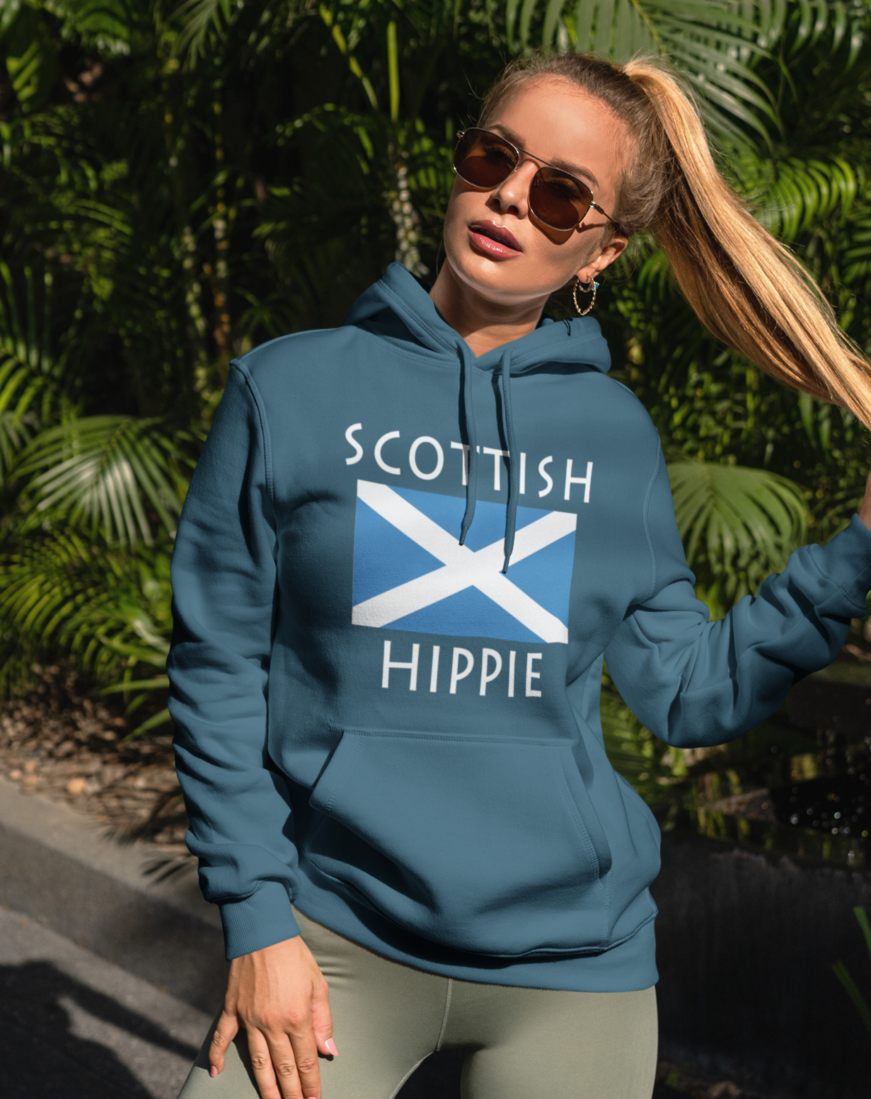 Scottish Flag Hippie™ Unisex Hoodie