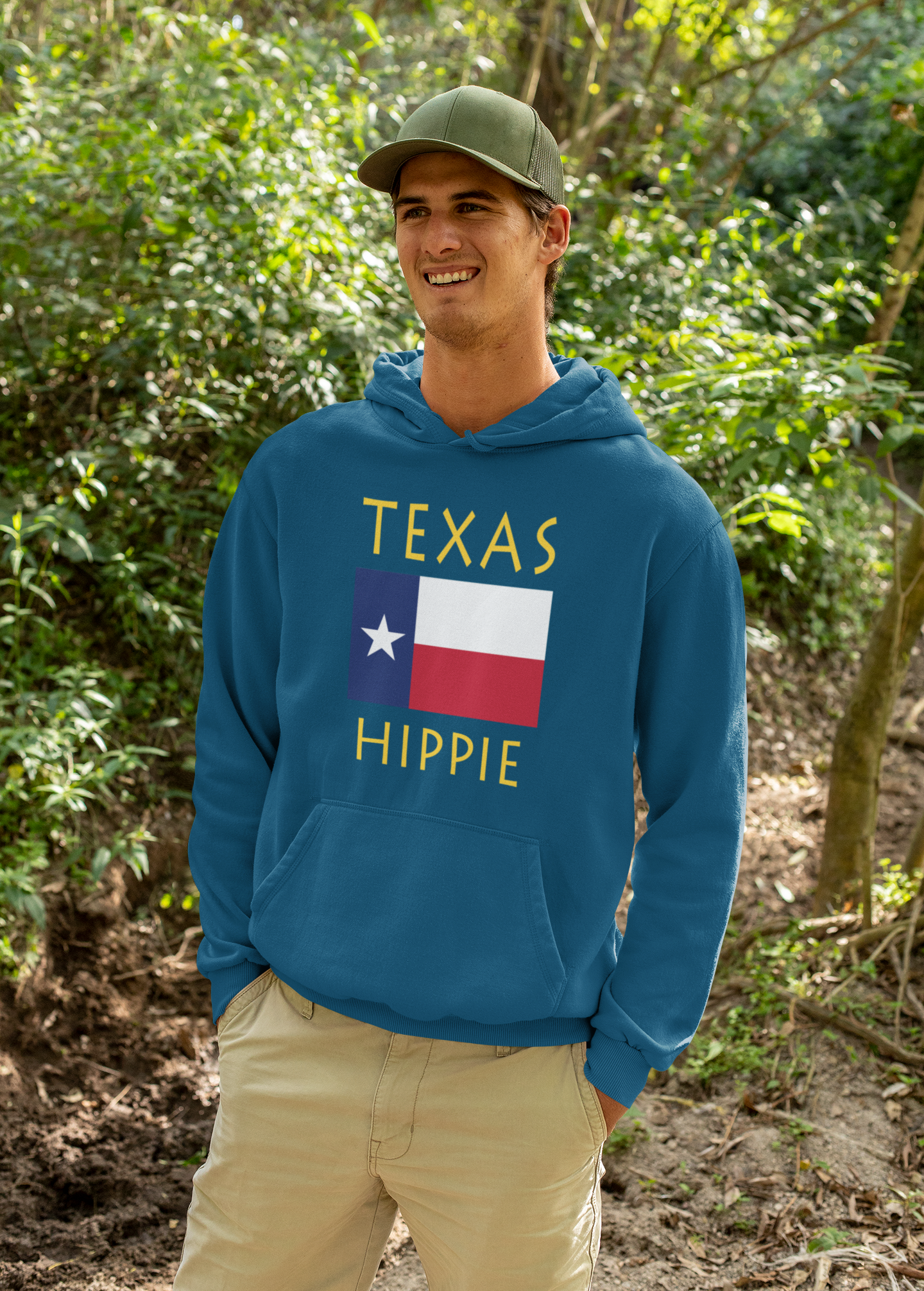 Texas Flag Hippie™ Unisex Hoodie