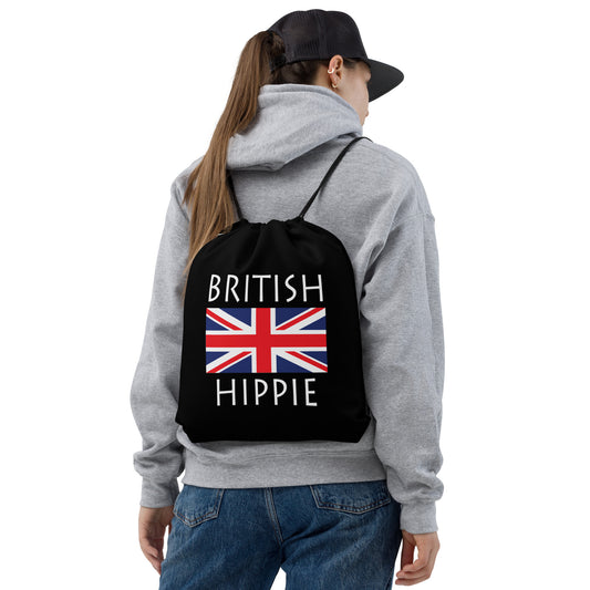 British Flag Hippie™ Look Sharp Drawstring bag