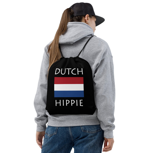 Dutch Flag Hippie™ Look Sharp Drawstring bag