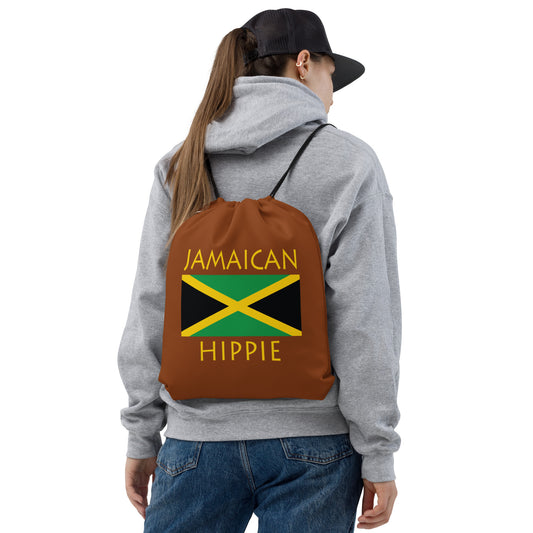 Jamaican Flag Hippie™ Look Sharp Drawstring bag