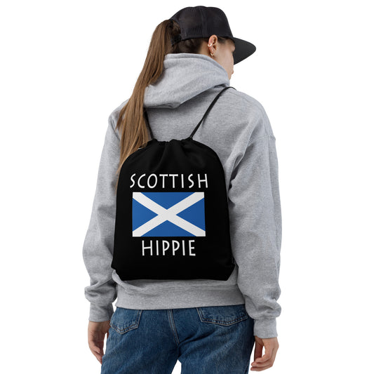Scottish Flag Hippie™ Look Sharp Drawstring bag