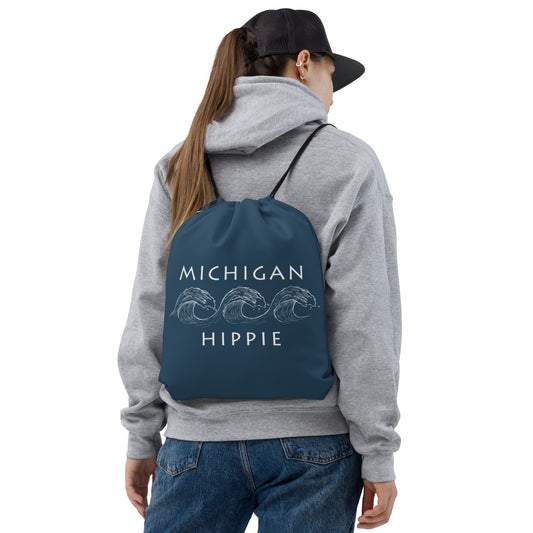 Michigan Lake Hippie™ Drawstring bag