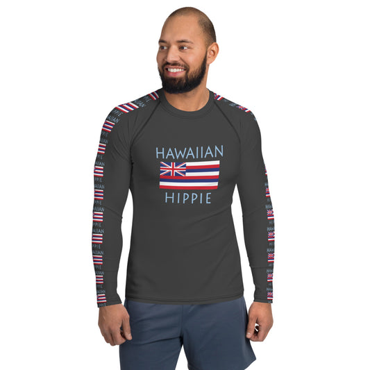 Hawaiian Flag Hippie™ Men's Rash Guard