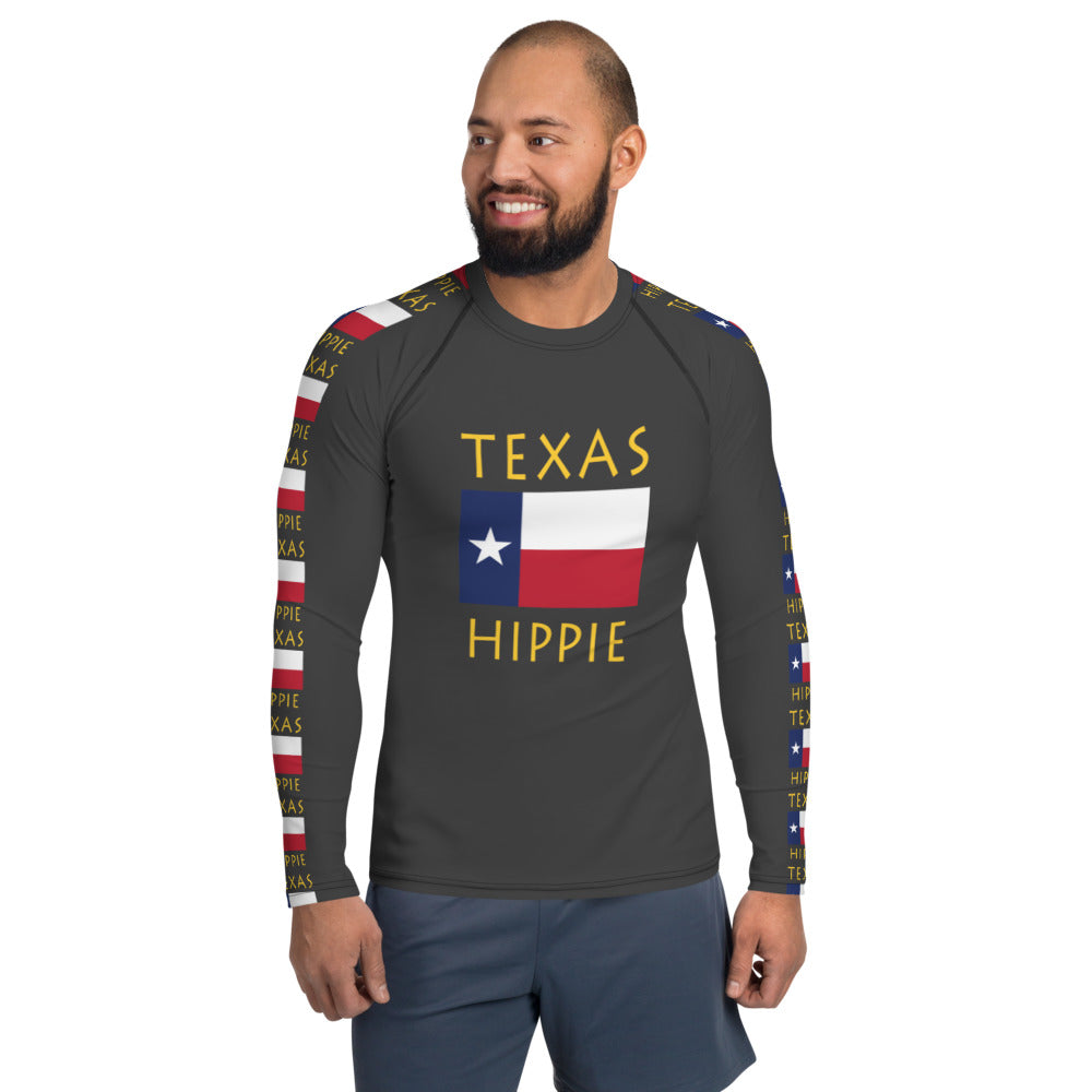 Texas Flag Hippie™ Men's Rash Guard