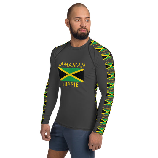 Jamaican Flag Hippie™ Men's Rash Guard