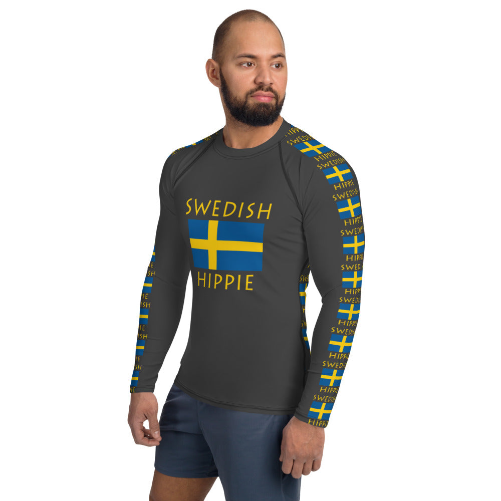 Swedish Flag Hippie™ Men's Rash Guard