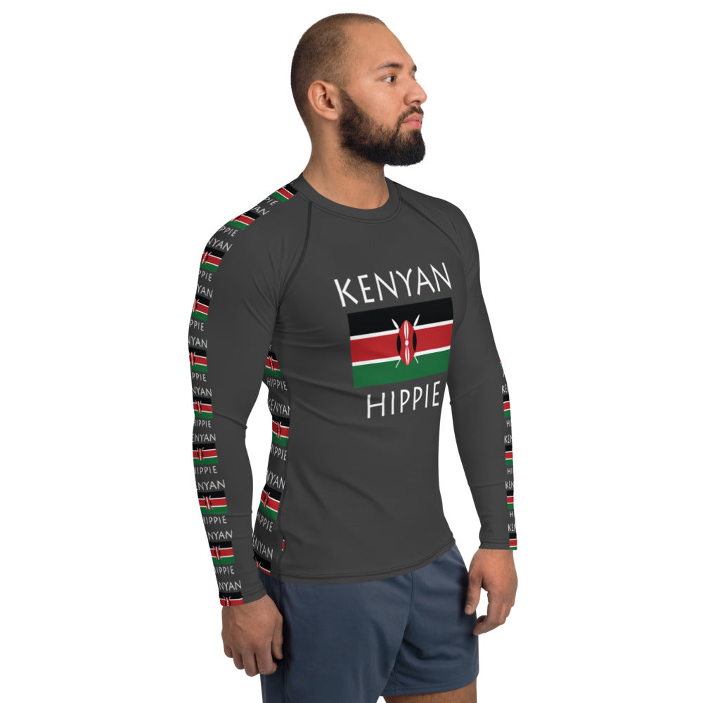 Kenyan Flag Hippie™ Men's Rash Guard