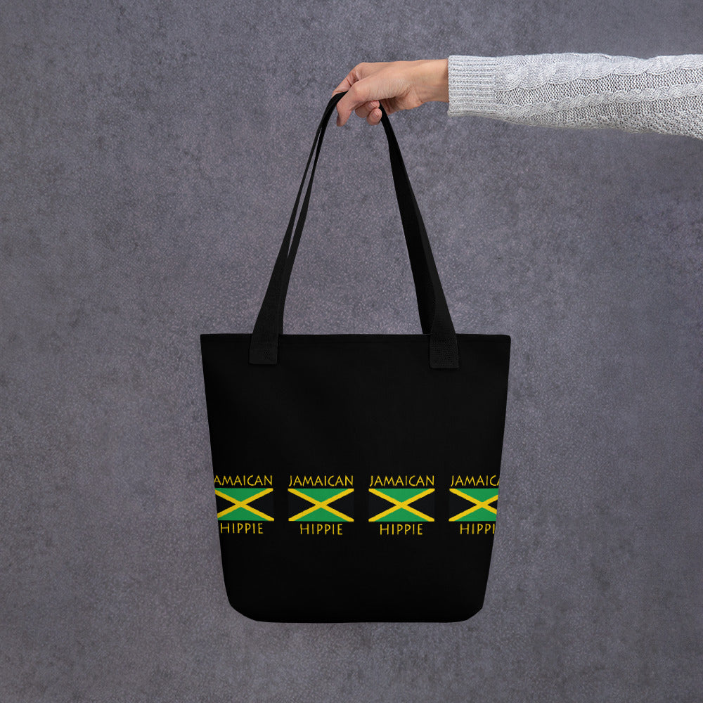 Jamaican Flag Hippie™ Carry Everything Tote bag