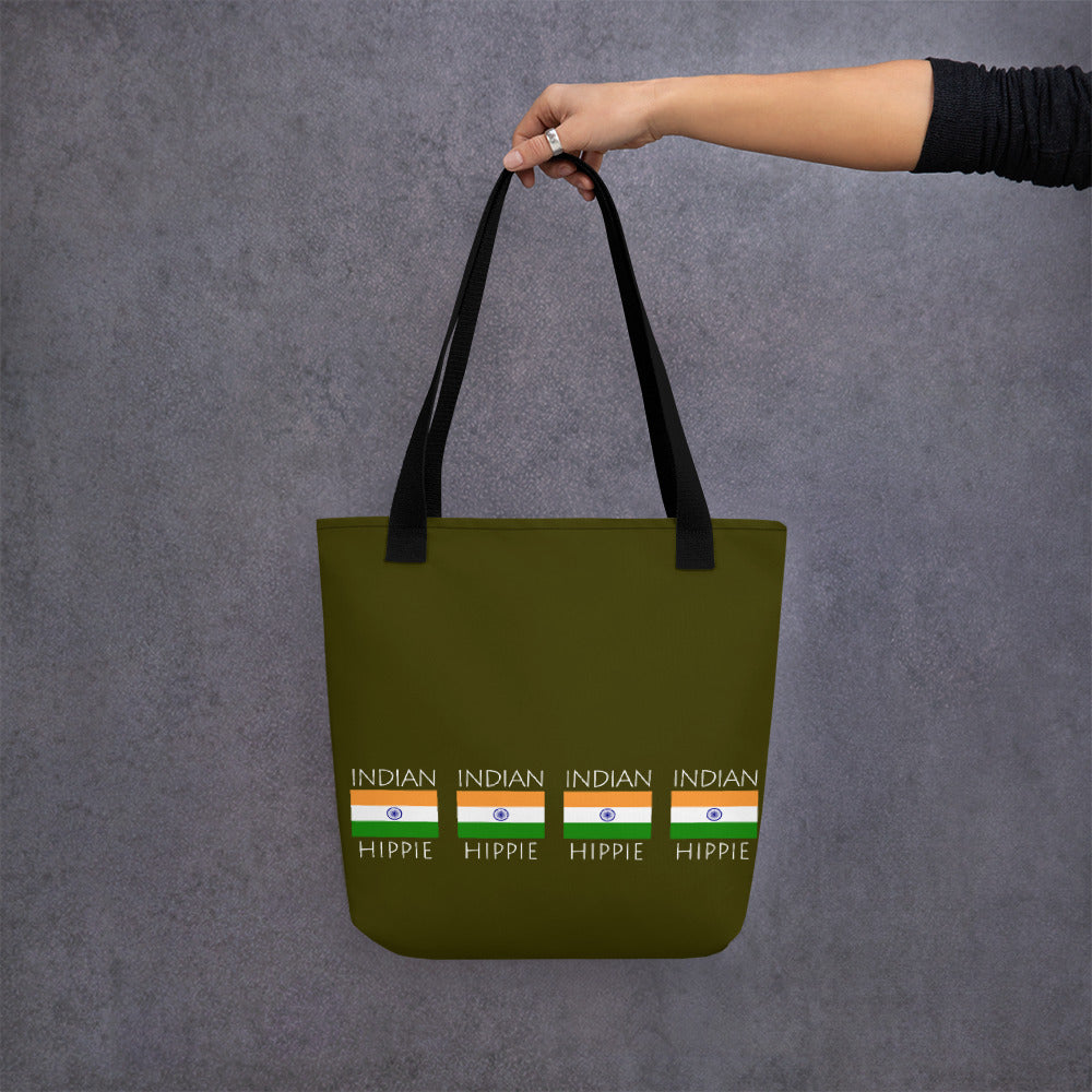 Indian Flag Hippie™ Carry Everything Tote bag
