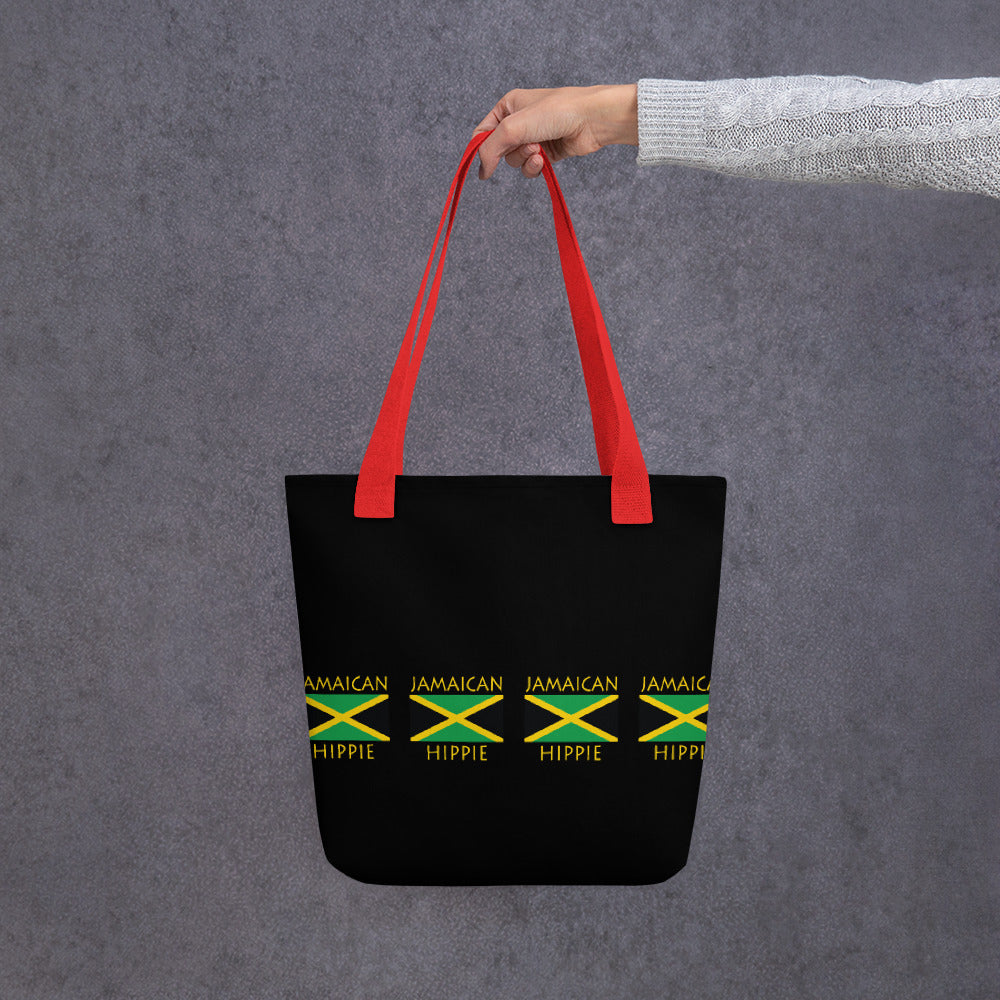 Jamaican Flag Hippie™ Carry Everything Tote bag