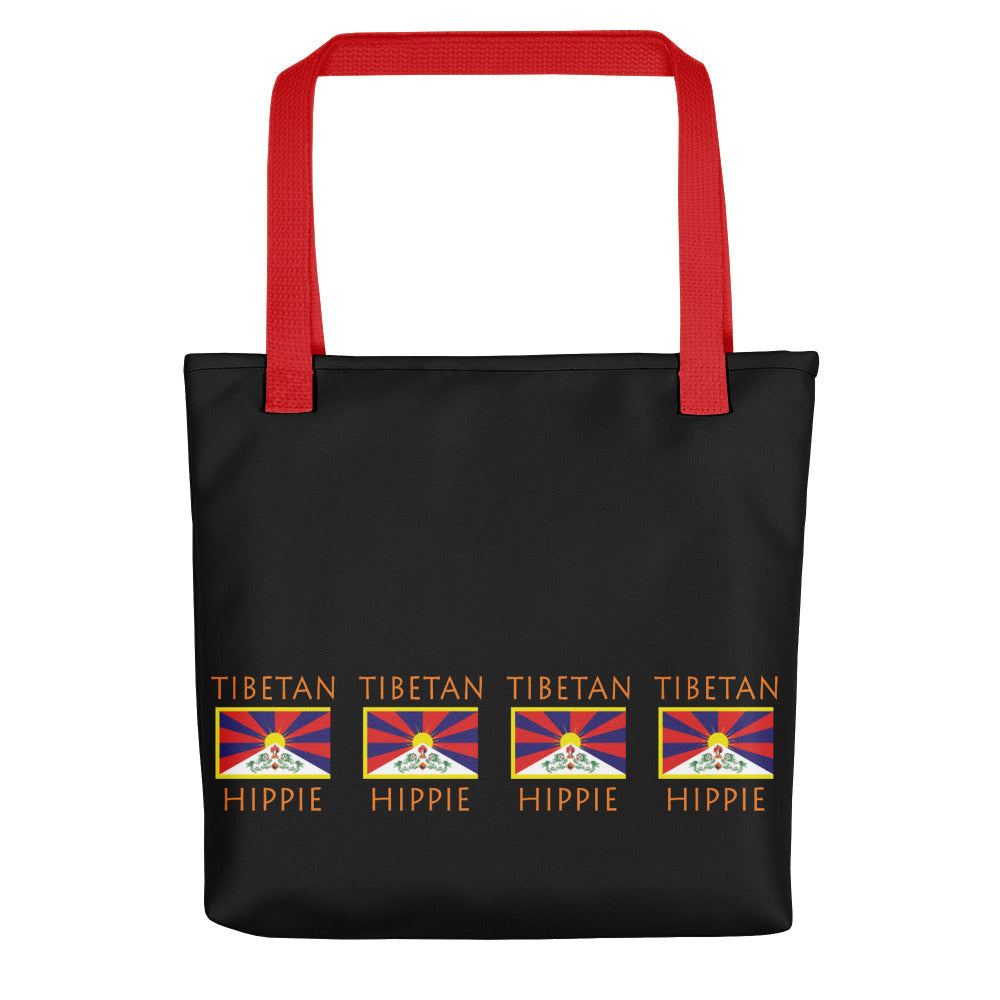 Tibetan Flag Hippie™ Carry Everything Tote bag