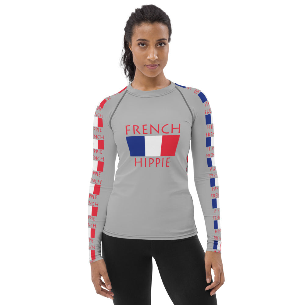 French Flag Hippie™ Women's Rash Guard