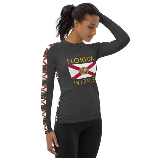 Florida Flag Hippie™ Women's Rash Guard