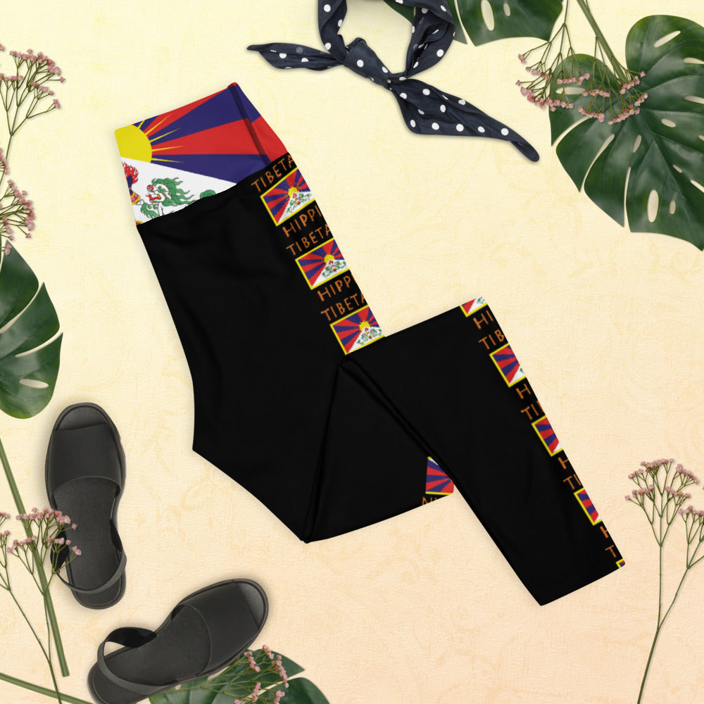 Tibetan Flag Hippie™ Yoga Leggings