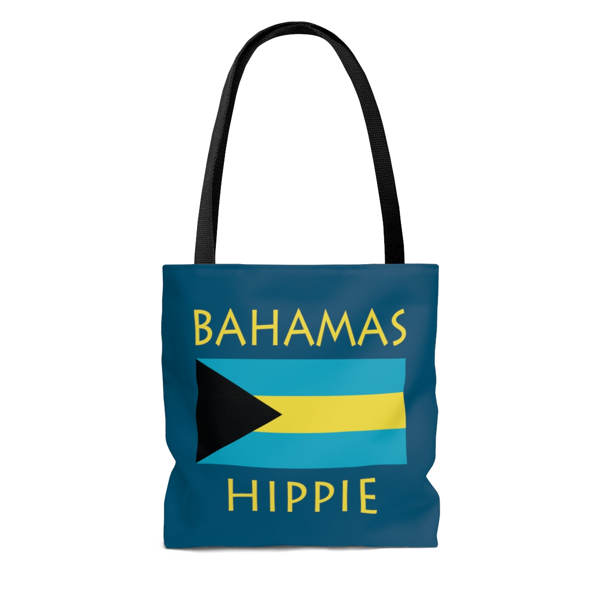 Bahamas Flag Hippie™ Carry Everything Tote Bag.