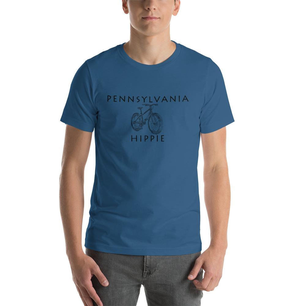Pennsylvania Bike Hippie Unisex Jersey T-Shirt