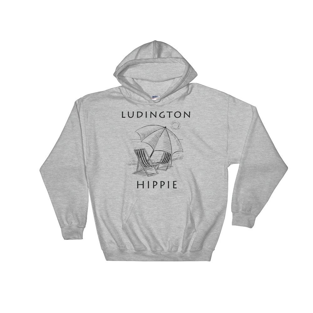 Ludington Beach Hippie™ Men's Hoodie