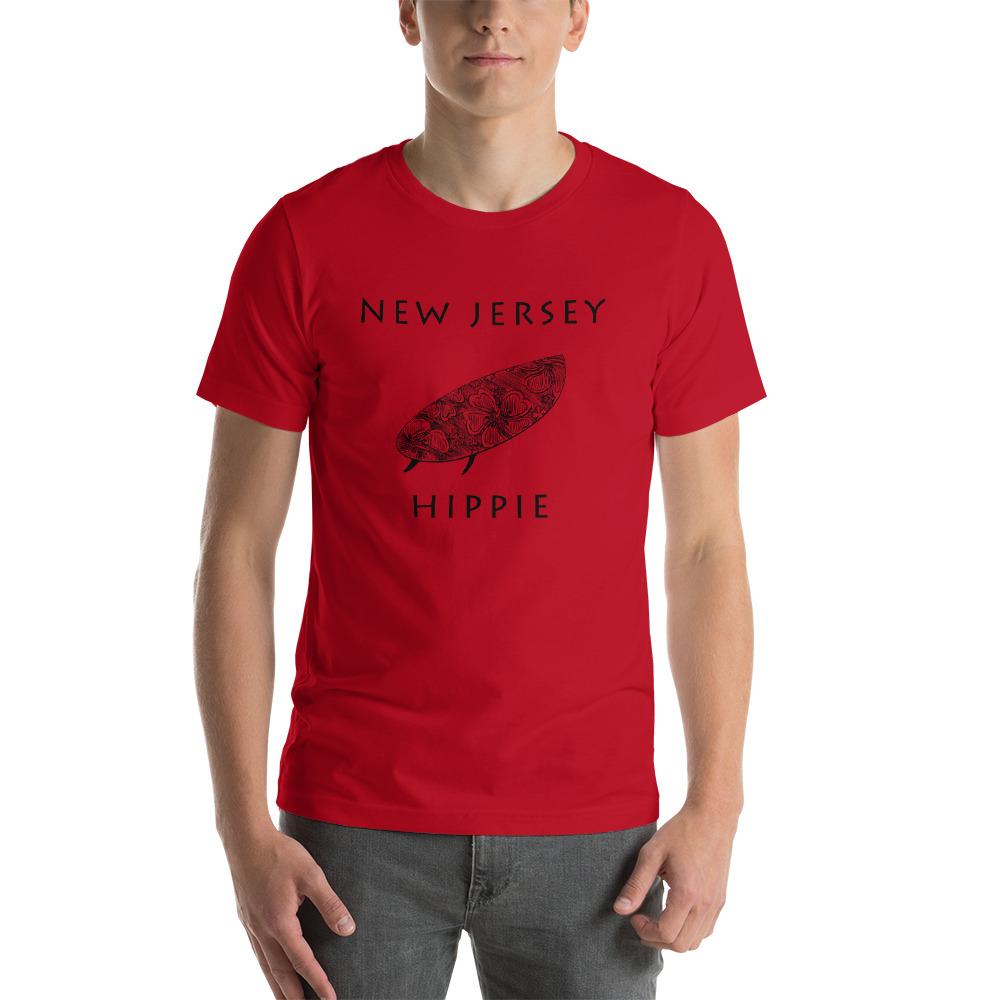 New Jersey Surf Hippie Unisex Jersey T-Shirt