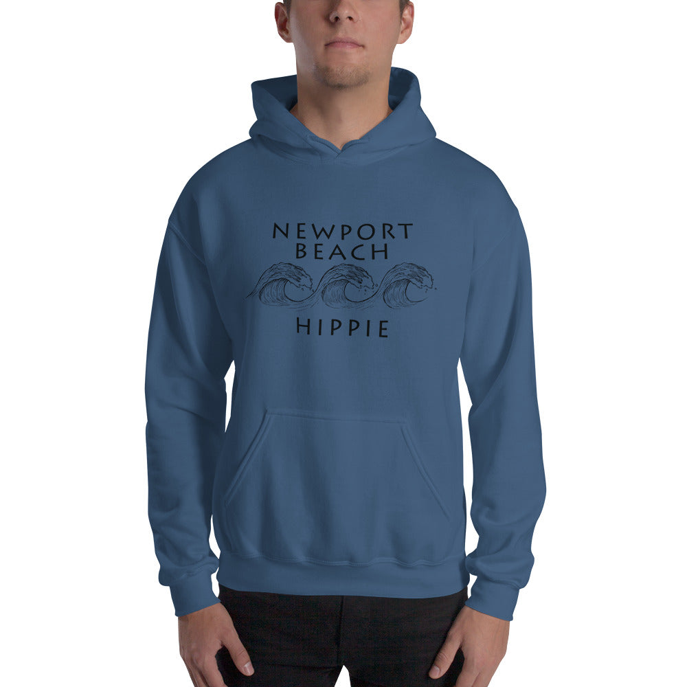 Newport Beach Ocean Hippie Hoodie--Men's