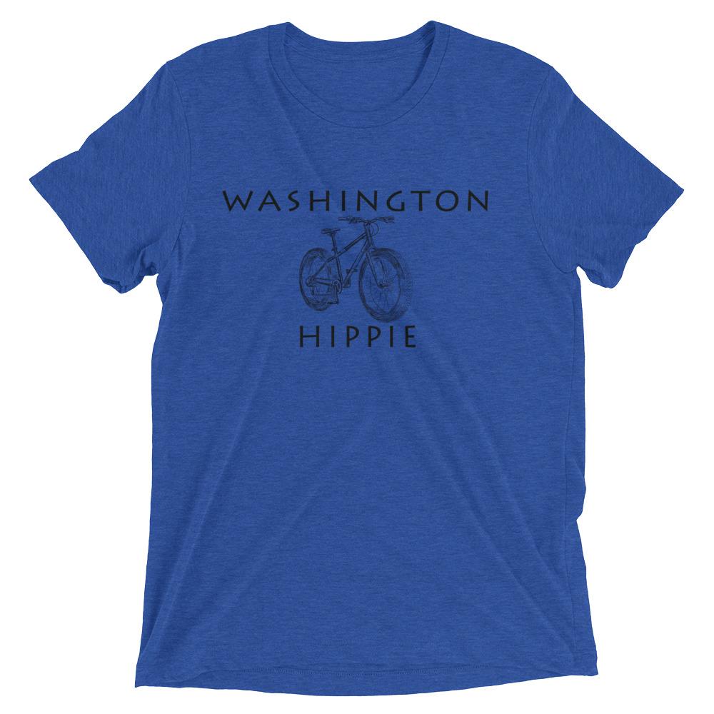 Washington Bike Hippie Unisex Tri-blend T-Shirt