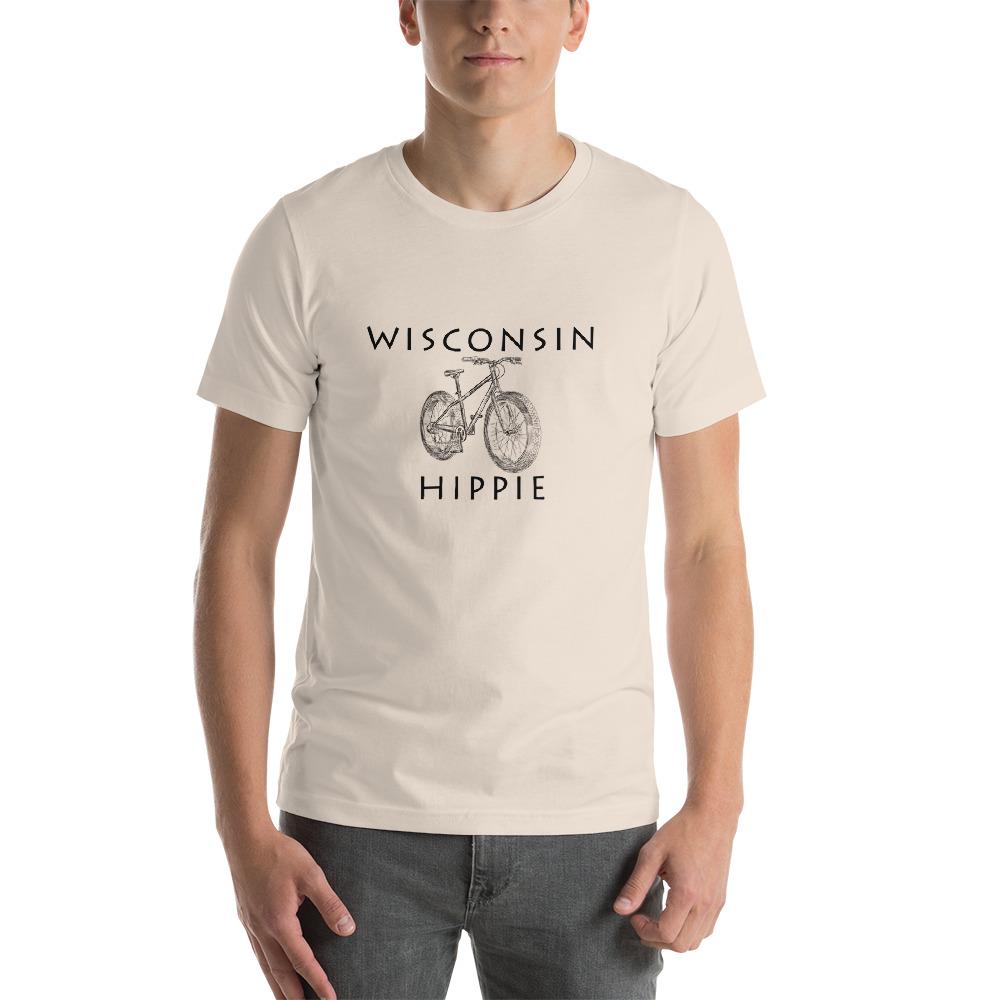 Wisconsin Bike Hippie Unisex Jersey T-Shirt