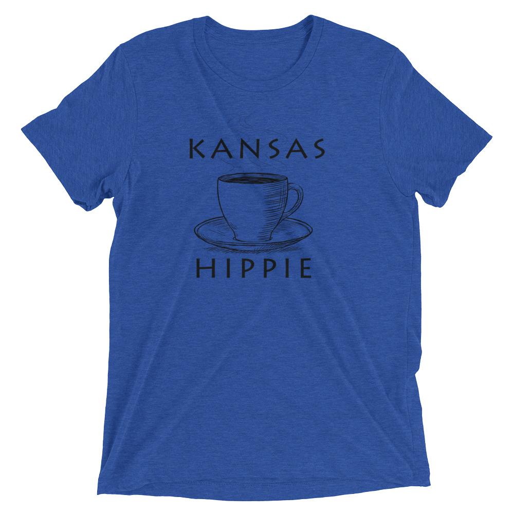 Kansas Coffee Hippie™ Unisex Tri-blend T-Shirt
