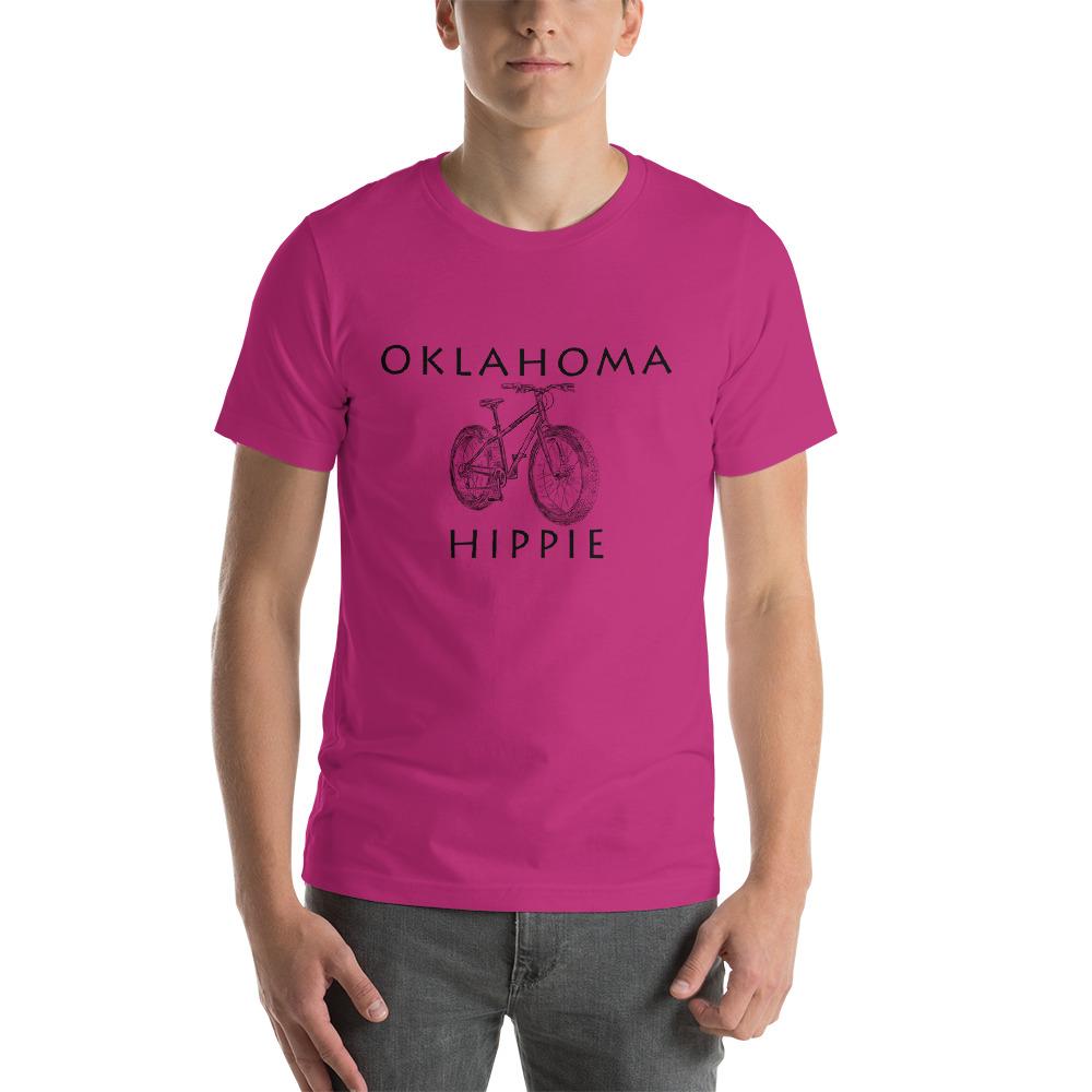 Oklahoma Bike Hippie Unisex Jersey T-Shirt