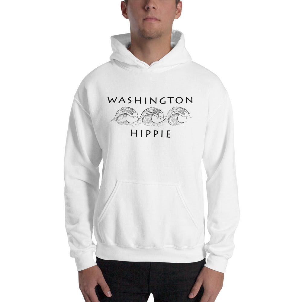 Washington Ocean Hippie Hoodie--Men's