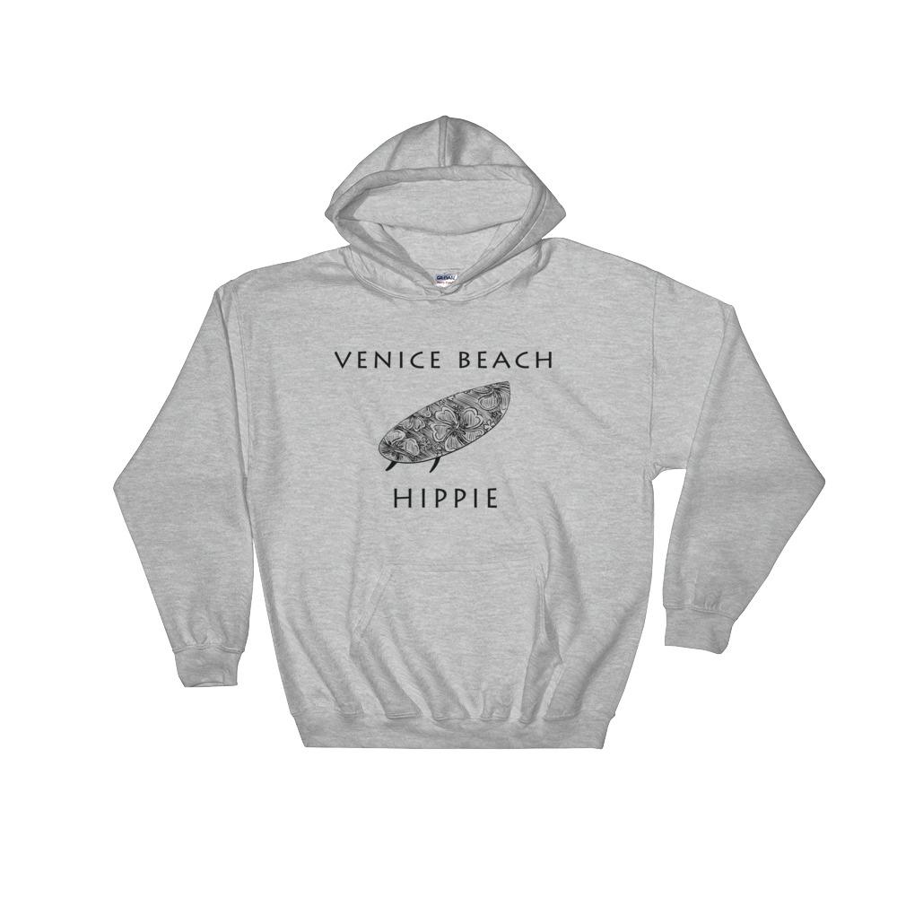 Venice Beach Surf Hippie Hoodie--Men's