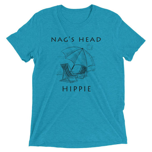 Nag's Head Beach Hippie Unisex tri-blend t-shirt