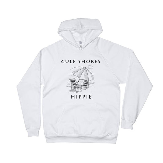 Gulf Shores Beach Unisex Fleece Hippie Hoodie