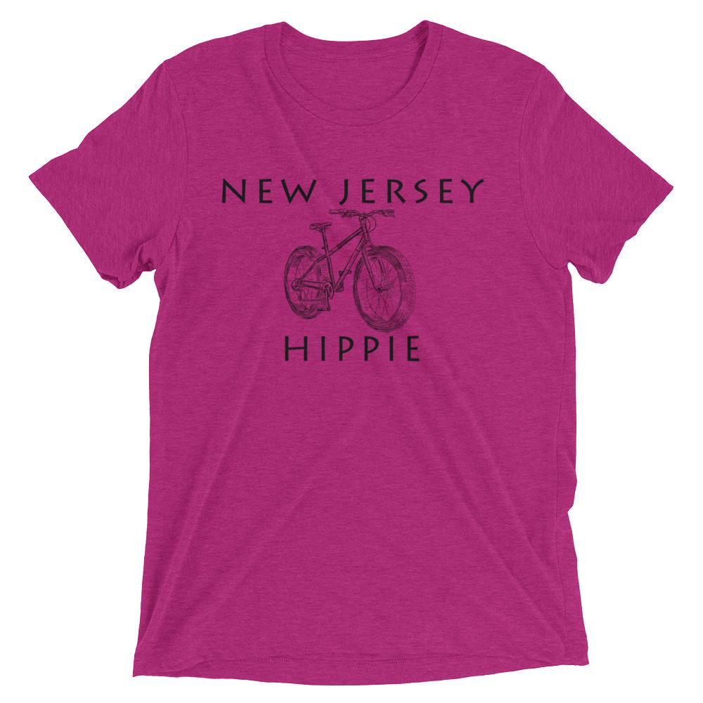 New Jersey Bike Hippie Unisex Tri-blend T-Shirt