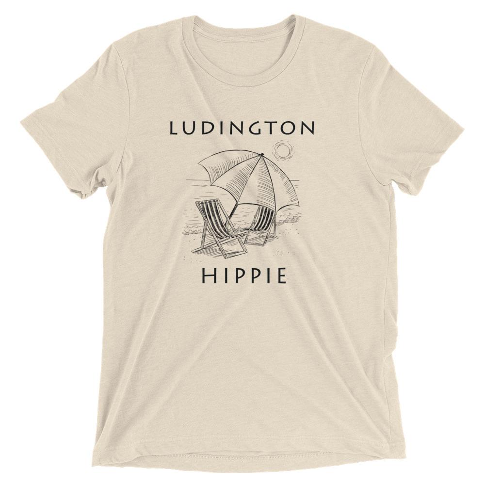 Ludington Beach Hippie™ Unisex tri-blend t-shirt