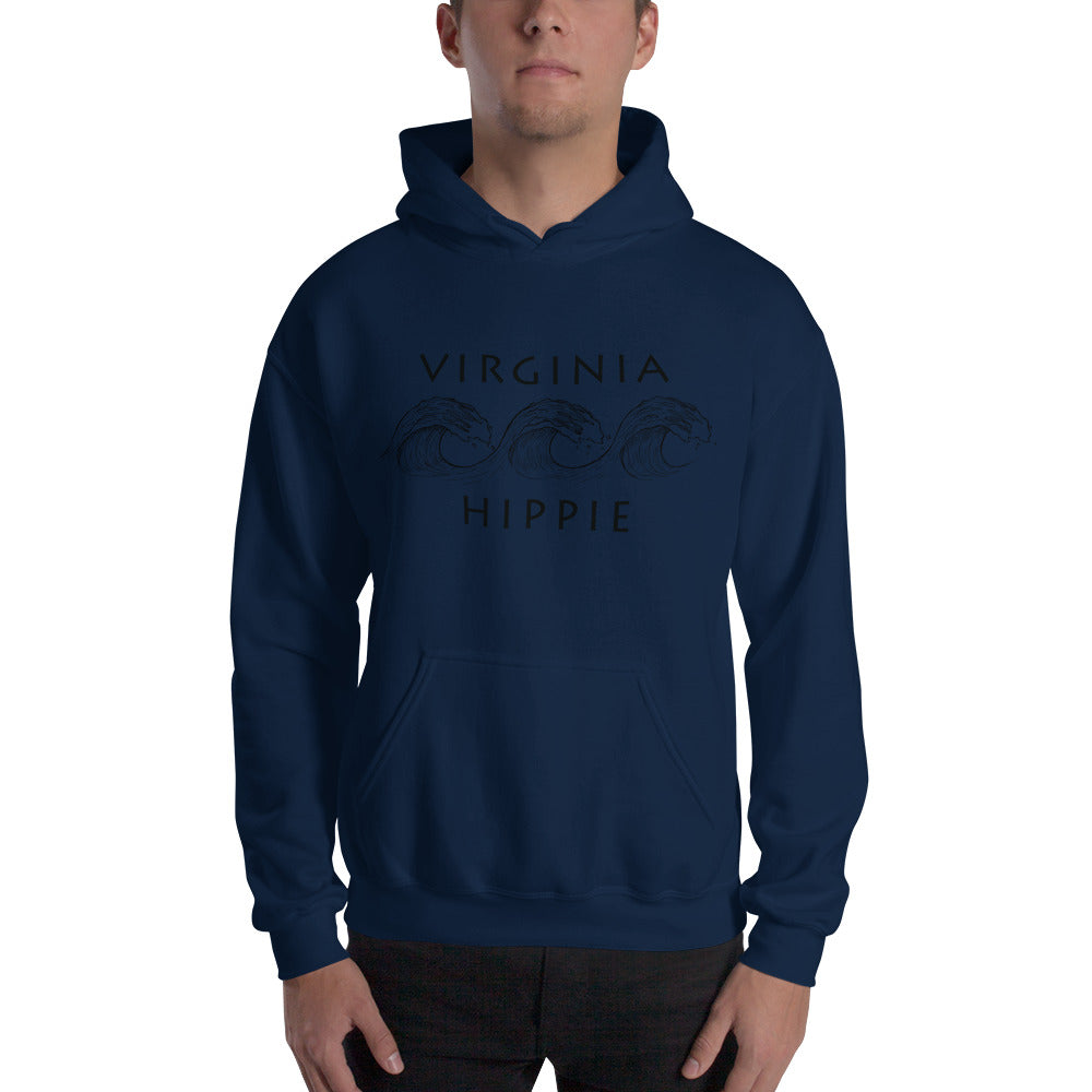 Virginia Ocean Hippie Hoodie--Men's