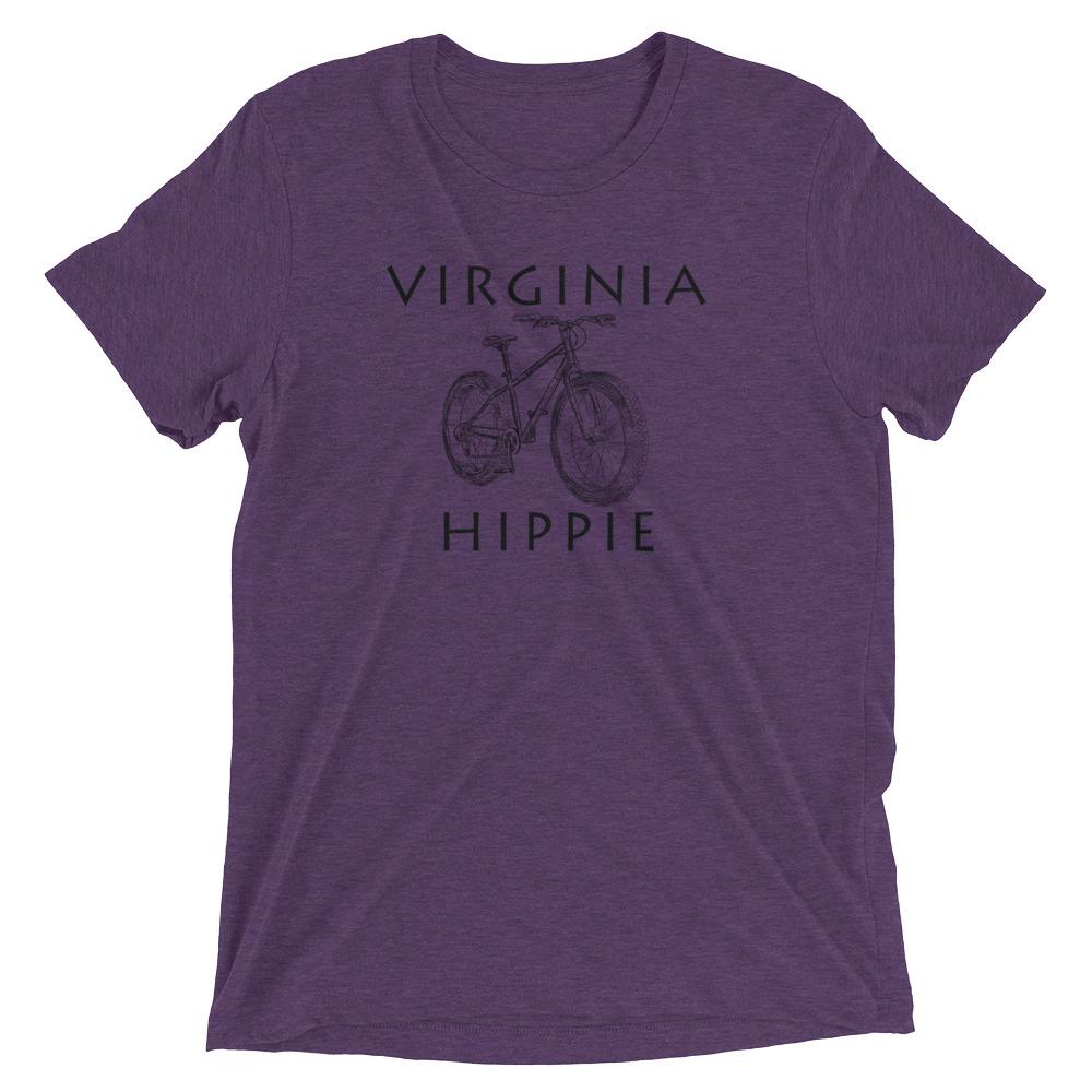 Virginia Bike Hippie Unisex Tri-blend T-Shirt